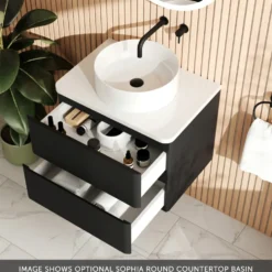 Drench Origin 600mm Wall Mounted Vanity Unit & Countertop
