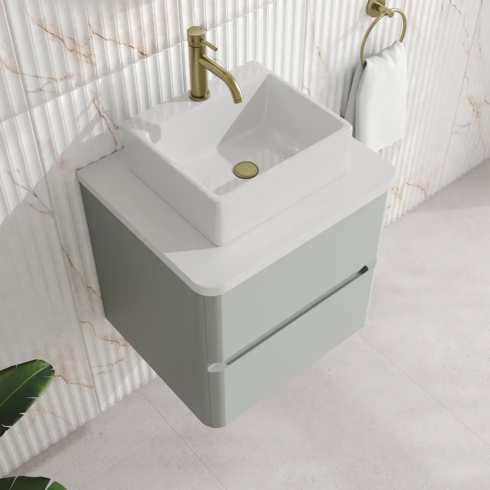 Drench Origin 500mm Wall Mounted Vanity Unit & Countertop