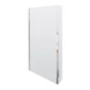 Drench Polished Chrome Fixed L-Shaped Bath Screen with Fixed Return - 1400 x 800mm