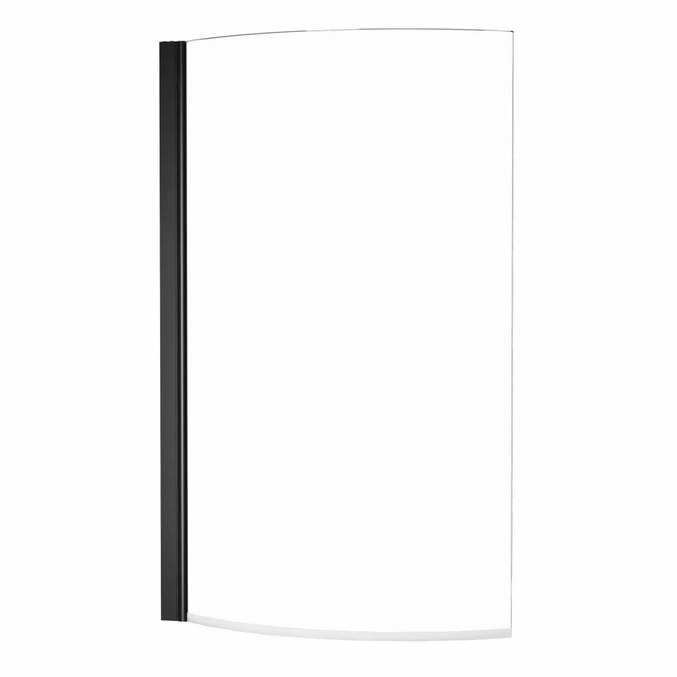 Drench P Shaped Shower Bath with Front Panel and Shower Screen - 1500mm