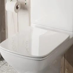 Drench Soft Close Square Slimline Toilet Seat With Quick Release Hinges