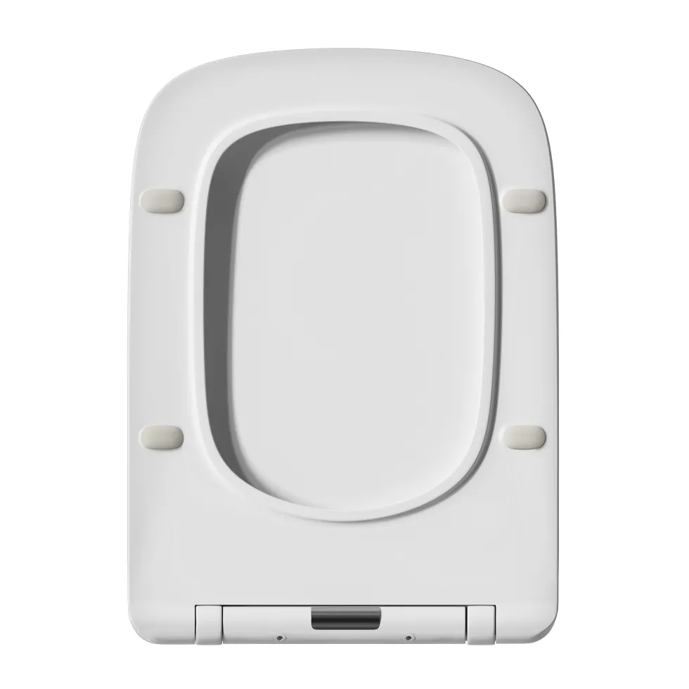 Drench Soft Close Square Slimline Toilet Seat With Quick Release Hinges