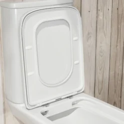 Drench Soft Close Square Wrap Over Toilet Seat With Quick Release Hinges