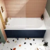 Drench Straight 5'6" Single Ended Bath - Curved