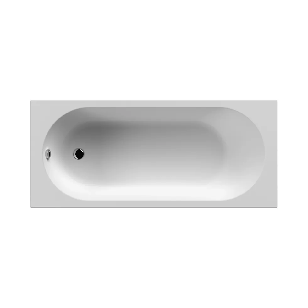 Drench Straight 5'6" Single Ended Bath - Curved