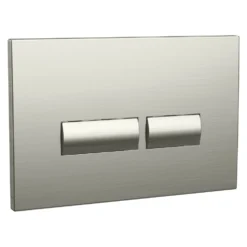 Dual Flush Plate with Angular Buttons