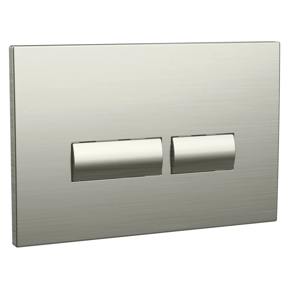 Dual Flush Plate with Angular Buttons