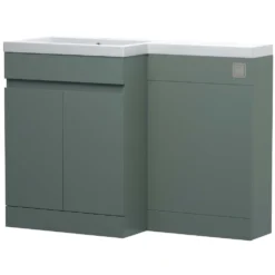 Dylan 1100mm Combination Basin & Toilet Unit - Green