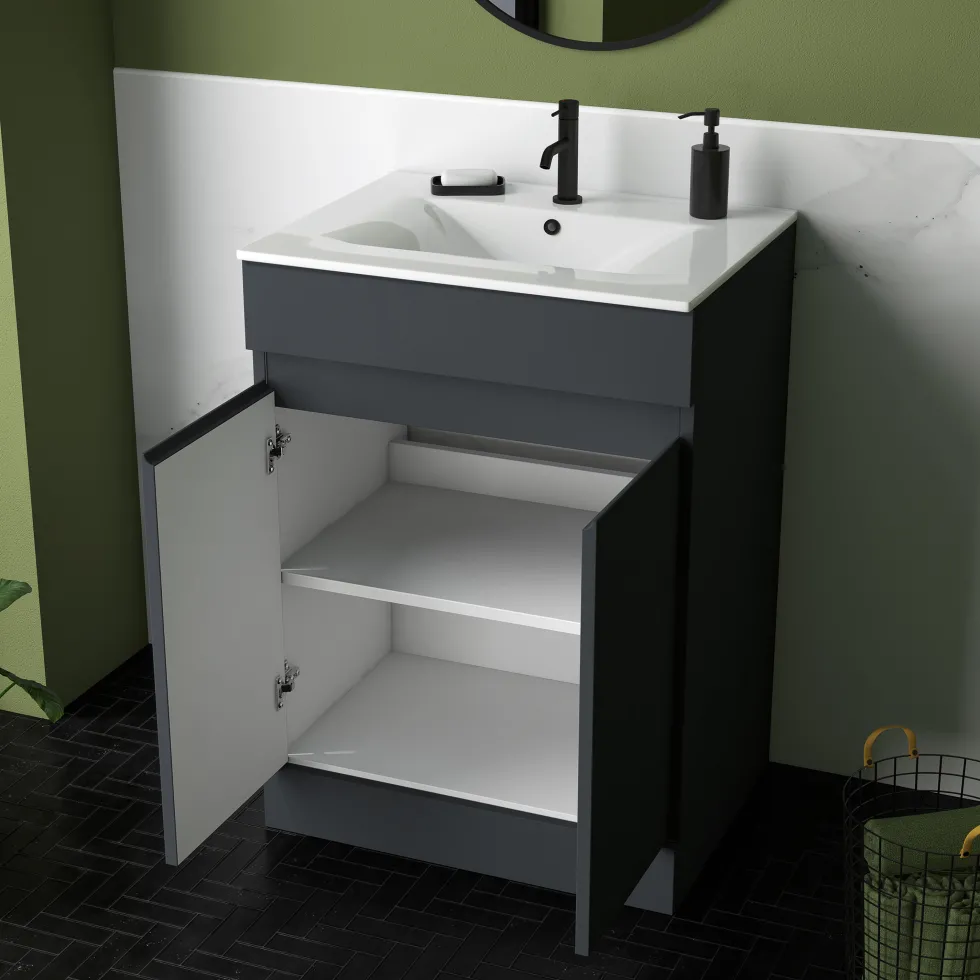 Dylan 600mm Floorstanding Vanity Unit & Basin