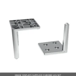 Elara 600mm Floorstanding Vanity Unit & Basin with Leg Set