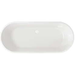 Ellie Acrylic White Freestanding Bath - 1650 x 700mm
