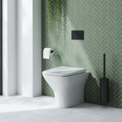 Emily Compact Rimless Back To Wall Toilet & Soft Close Seat