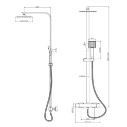 Emily Complete Brushed Brass Bathroom Suite with Reinforced Shower Bath & Rimless Toilet