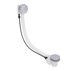 Emily Complete Modern Bathroom Suite with 1700mm L Shaped Shower Bath & Rimless Toilet