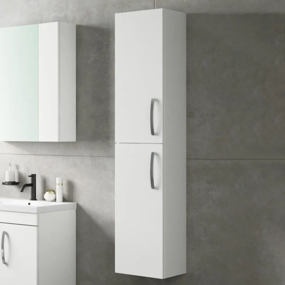 Emily 2 Door Tall Wall Hung Storage Cupboard