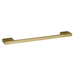Emily Gloss White Wall Mounted 1 Drawer Vanity Unit and Countertop with Brushed Brass Handle
