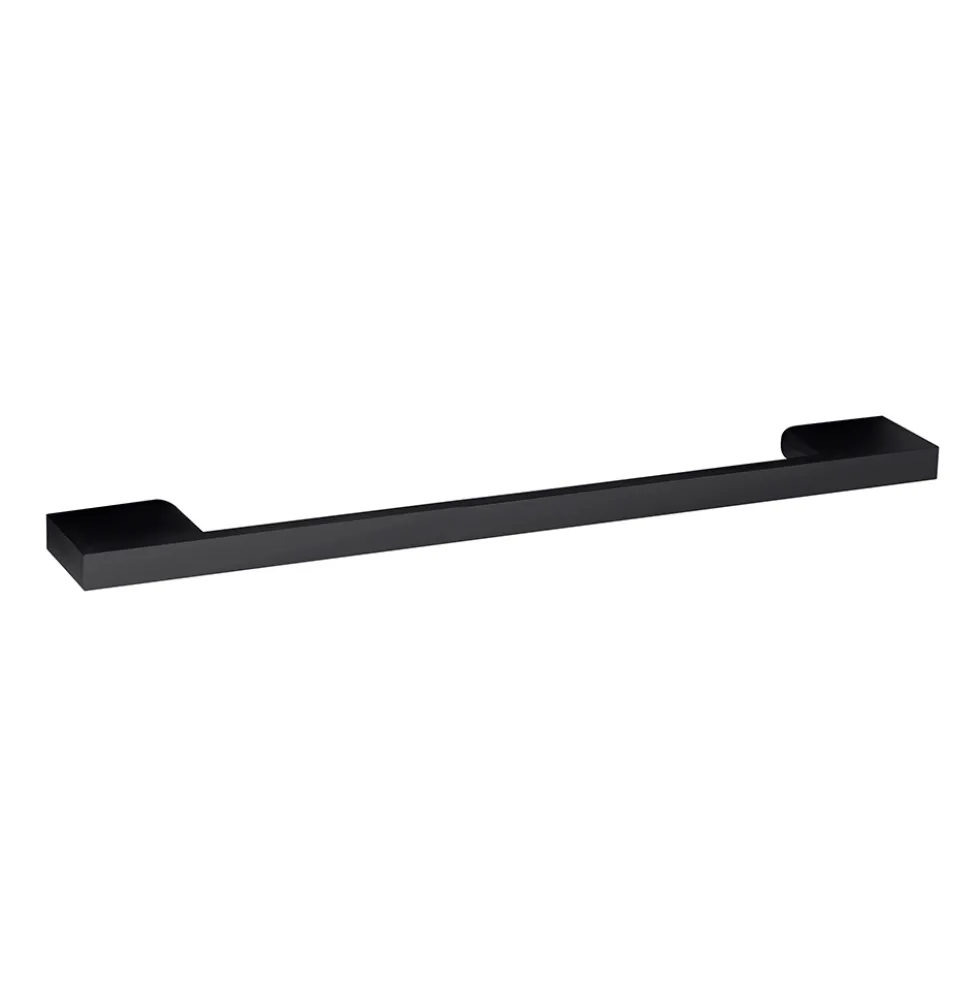 Emily Gloss White Wall Mounted 1 Drawer Vanity Unit, Thin-Edged Basin, Matt Black Handle & Overflow