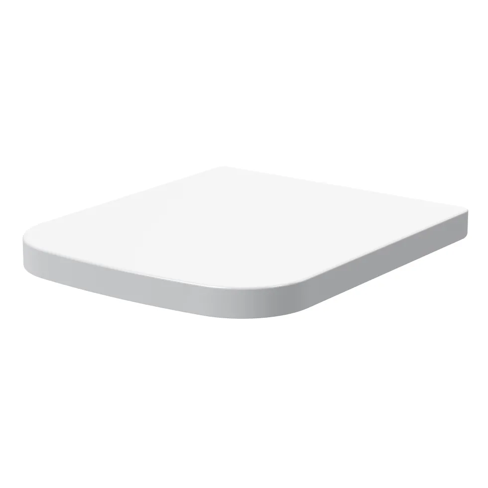 Emily Luxury Soft Close Square Wrap Over Toilet Seat - Top Fix