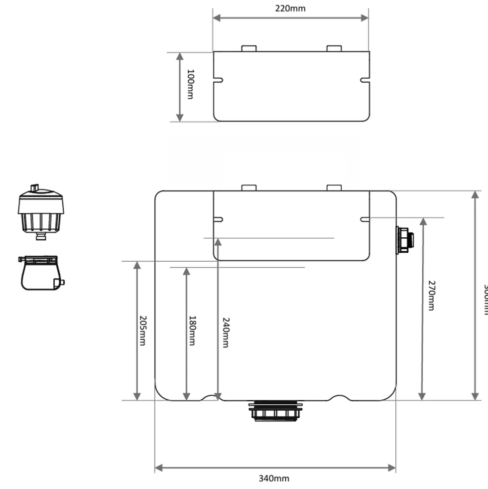 Emily Matt Black L Shaped Shower Bath Suite with Rimless Back to Wall Toilet & 1700mm Bath