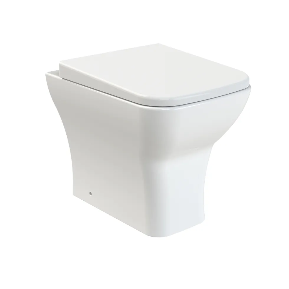 Emily Matt Black L Shaped Shower Bath Suite with Rimless Back to Wall Toilet & 1700mm Bath