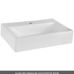 Emily 600mm Floorstanding 2 Drawer Vanity Unit and Countertop