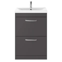 Emily 600mm Floorstanding 2 Drawer Vanity Unit & Basin Options