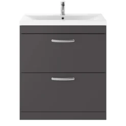 Emily 800mm Floorstanding 2 Drawer Vanity Unit & Basin Options