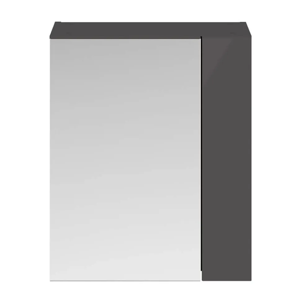 Emily 600mm Mirror Cabinet with Offset Door