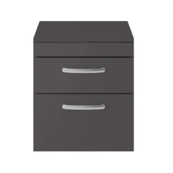 Emily 500mm Wall Mounted 2 Drawer Vanity Unit and Countertop