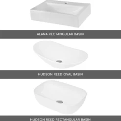 Emily 800mm Wall Mounted 2 Drawer Vanity Unit and Countertop