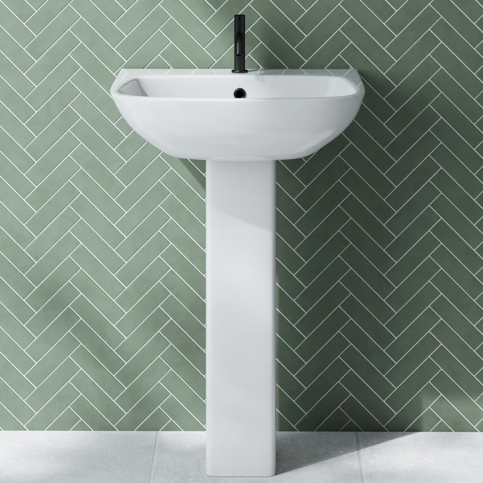Emily Modern Bathroom Suite with Rimless Toilet & Front Bath Panel