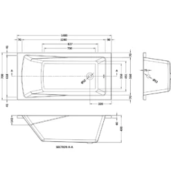 Emily Modern Bathroom Suite with Rimless Toilet & Front Bath Panel