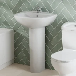 Emma 550mm Full Pedestal & Basin