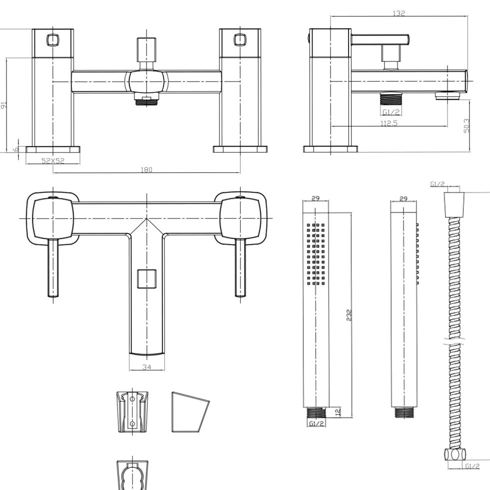 Erin Complete Vanity Unit Bathroom Suite with Rimless Toilet