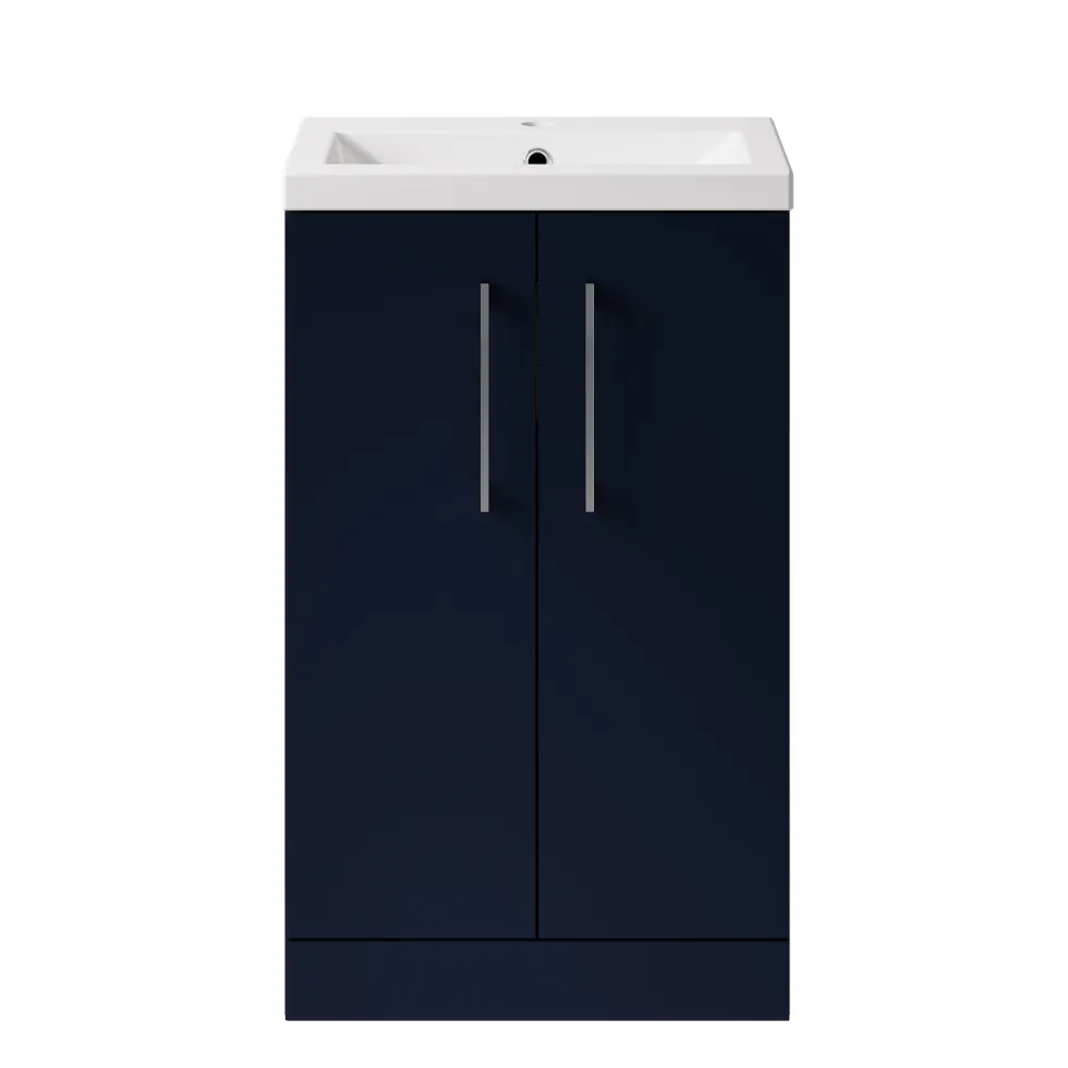 Erin Complete Vanity Unit Bathroom Suite with Rimless Toilet