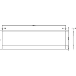 Erin Complete Vanity Unit Bathroom Suite with Rimless Toilet