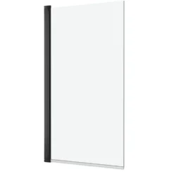 Erin Matt Black Reinforced Shower Bath Suite with Rimless Toilet