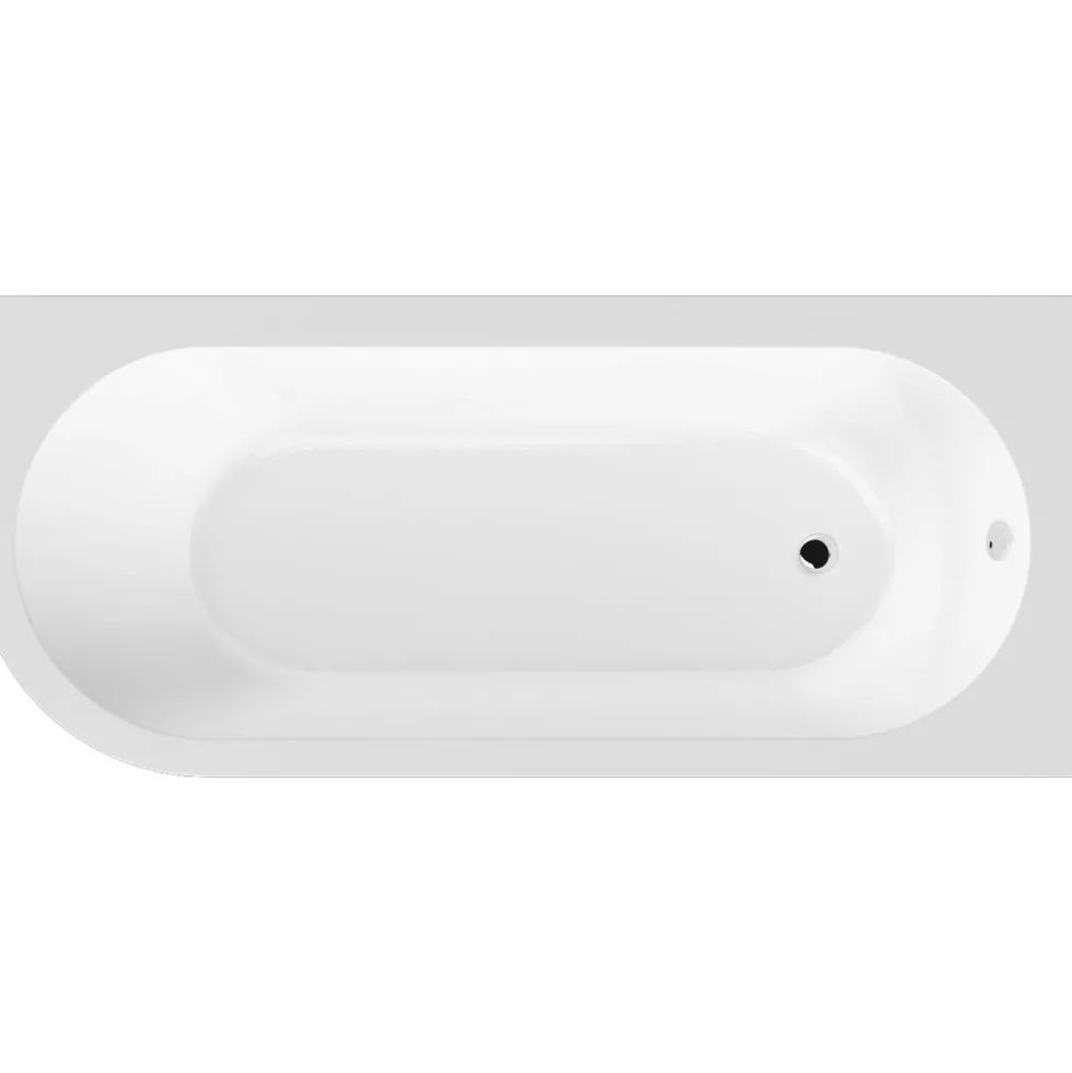 Erin Matt Black Shower Bath Suite with 1700mm J Shaped Bath & Rimless Toilet
