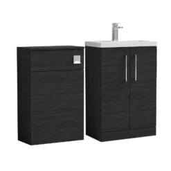 Erin 1000mm 2 Door Combination Basin & Toilet Unit