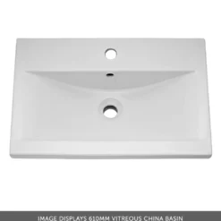 Erin 1100mm 2 Door Combination Basin & Toilet Unit