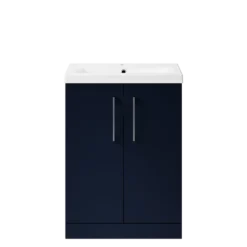 Erin 600mm Floorstanding 2 Door Vanity Unit & Basin