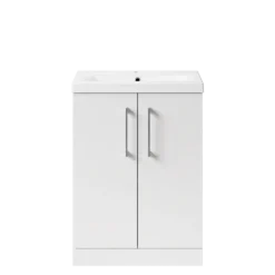 Erin 600mm Floorstanding 2 Door Vanity Unit & Basin