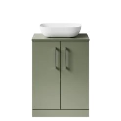 Erin 600mm Floorstanding 2 Door Vanity Unit & Countertop
