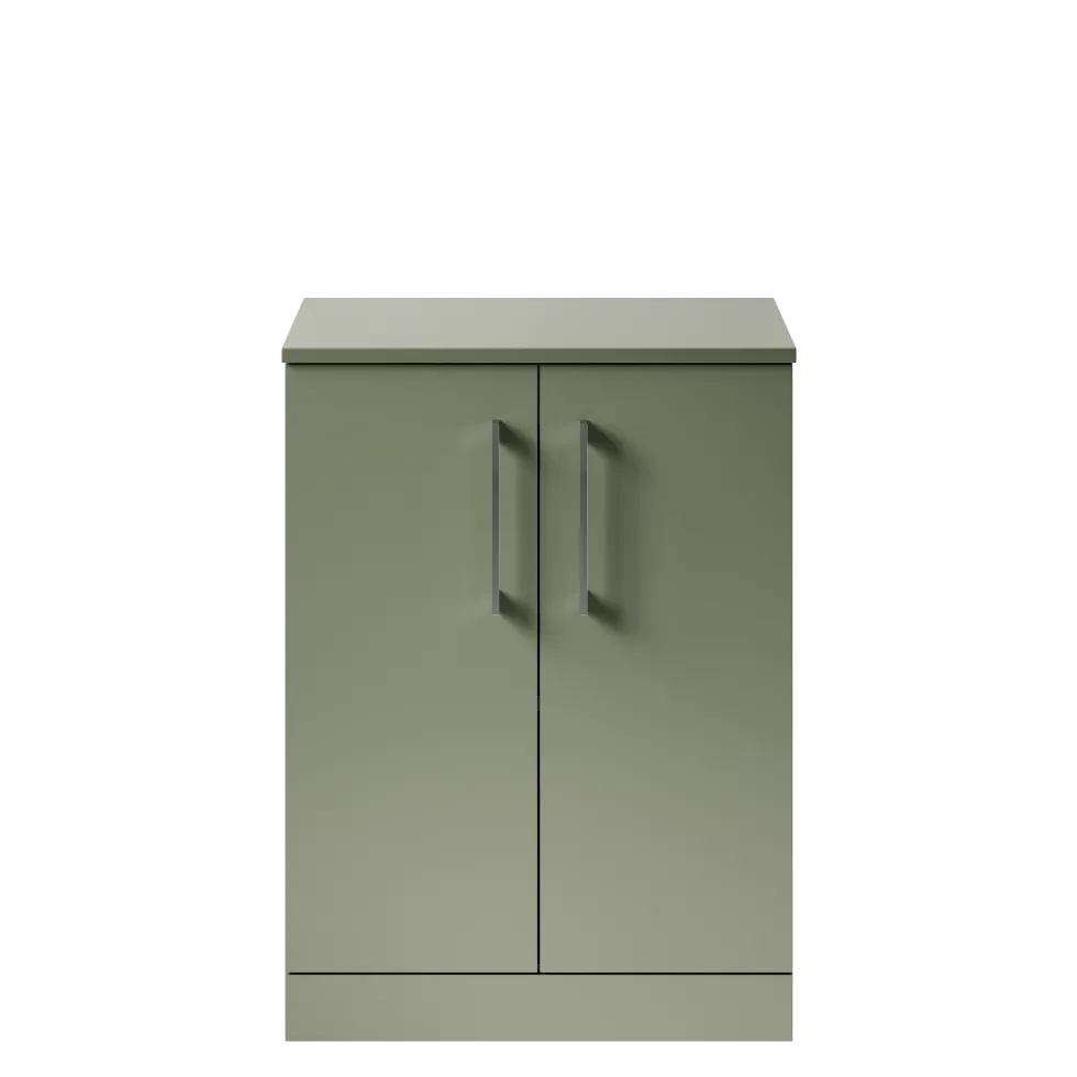 Erin 600mm Floorstanding 2 Door Vanity Unit & Countertop