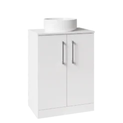 Erin 600mm Floorstanding 2 Door Vanity Unit & Countertop