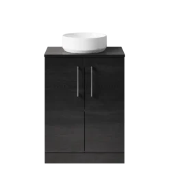 Erin 600mm Floorstanding 2 Door Vanity Unit & Countertop