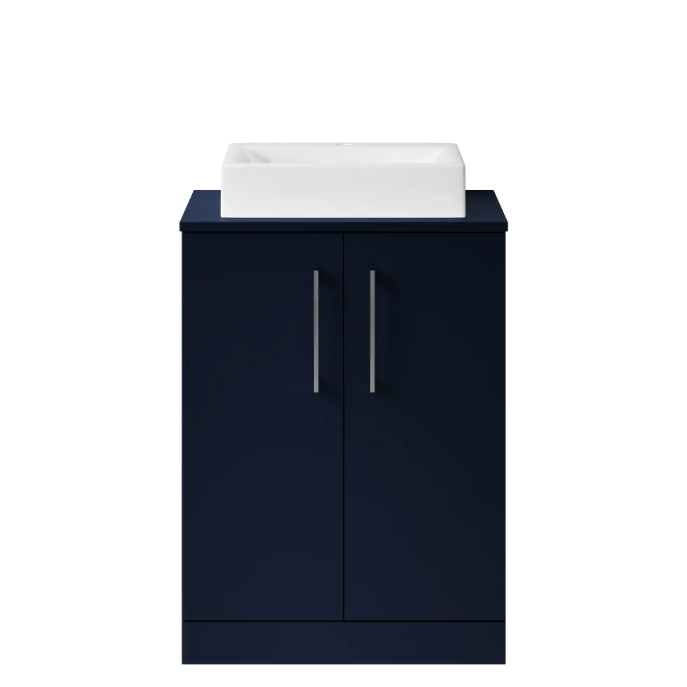 Erin 600mm Floorstanding 2 Door Vanity Unit & Countertop