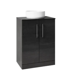 Erin 600mm Floorstanding 2 Door Vanity Unit & Countertop