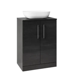 Erin 600mm Floorstanding 2 Door Vanity Unit & Countertop