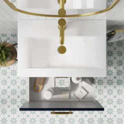Erin 600mm Floorstanding 2 Drawer Vanity Unit & Basin
